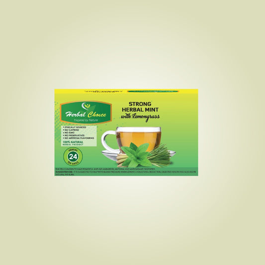 Strong Herbal Mint with Lemongrass Tea-Tea-Crownherbalproducts